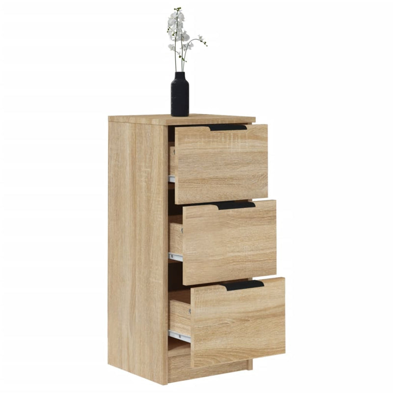 Sideboard Sonoma-Eiche 30x30x70 cm Holzwerkstoff