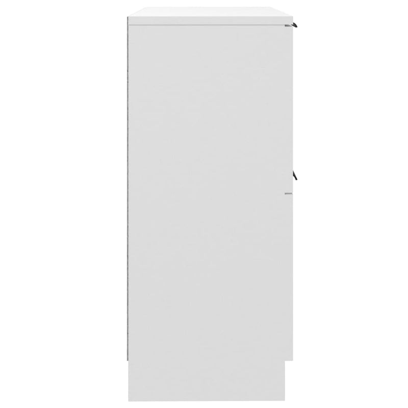 Sideboards 2 Stk. Weiß 30x30x70 cm Holzwerkstoff