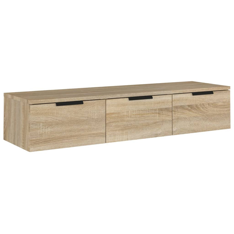 Wandschrank Sonoma-Eiche 102x30x20 cm Holzwerkstoff