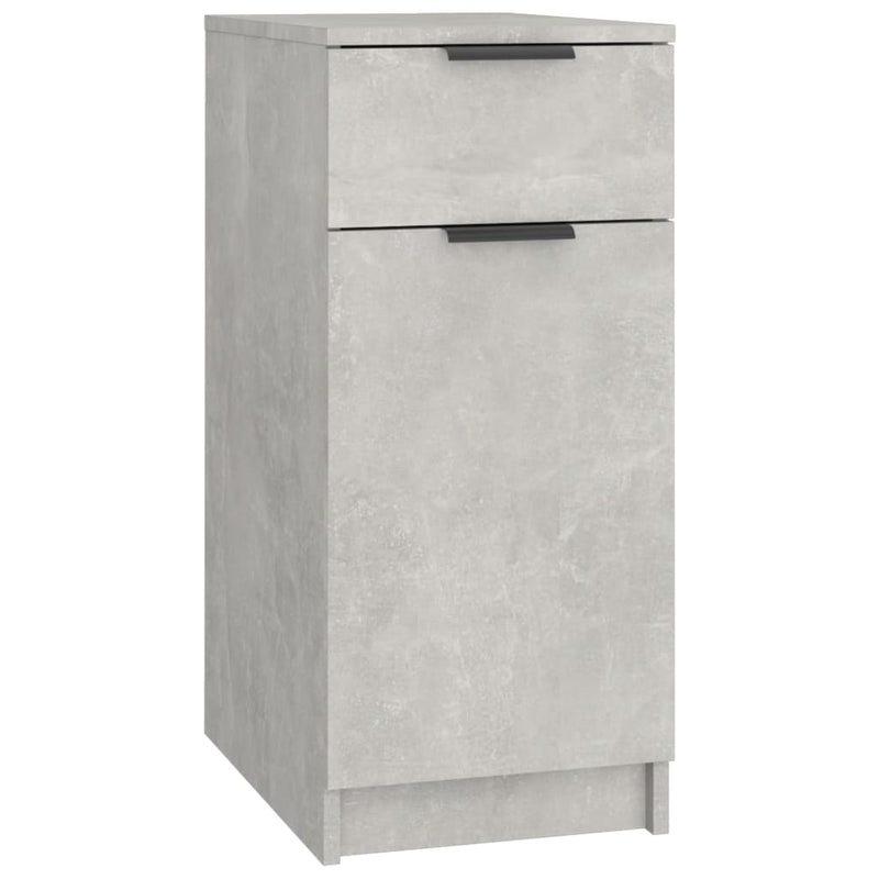Schreibtischschrank Betongrau 33,5x50x75 cm Holzwerkstoff
