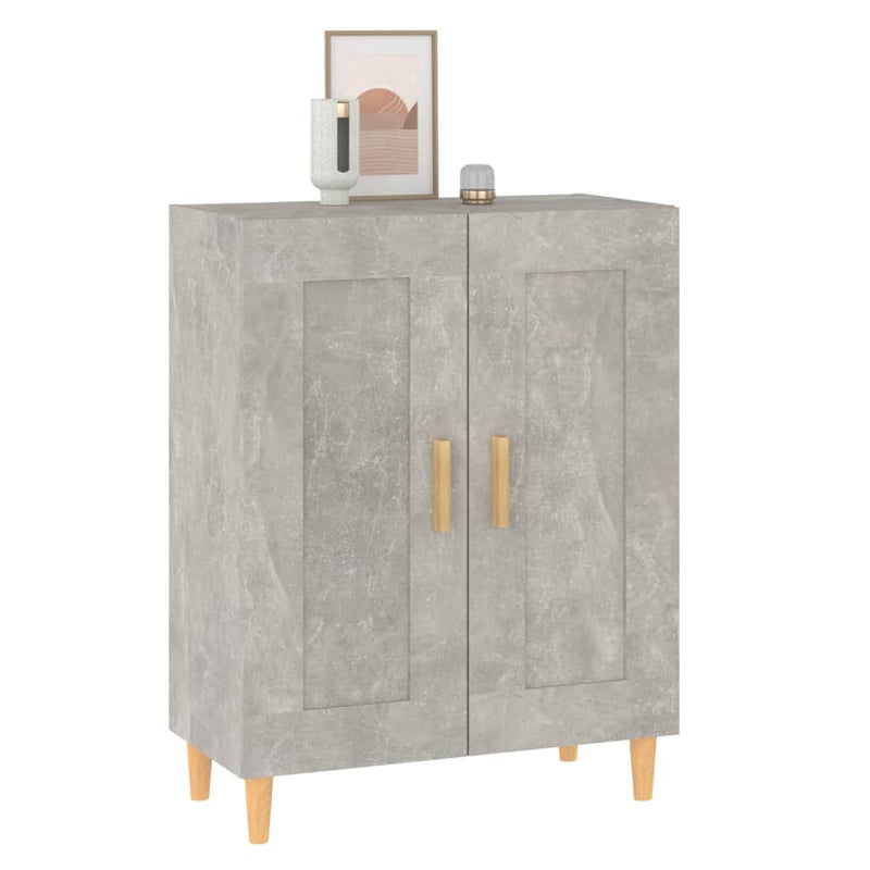 Sideboard Betongrau 69,5x34x90 cm Holzwerkstoff