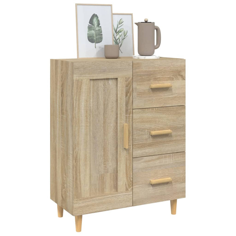 Sideboard Sonoma-Eiche 69,5x34x90 cm Holzwerkstoff