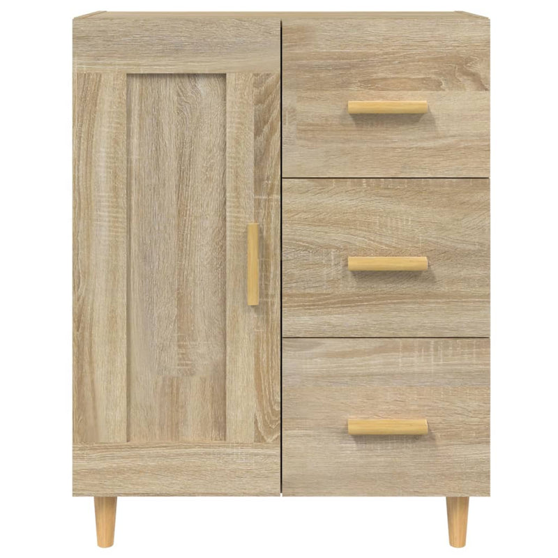 Sideboard Sonoma-Eiche 69,5x34x90 cm Holzwerkstoff