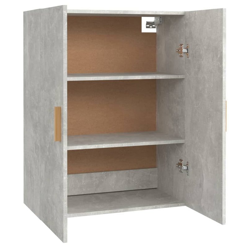 Hängeschrank Betongrau 69,5x34x90 cm