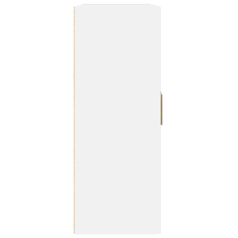 Wandschrank Weiß 69,5x32,5x90 cm Holzwerkstoff