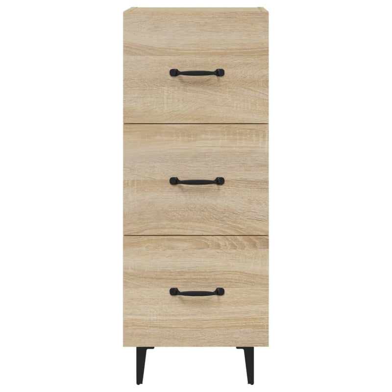 Sideboard Sonoma-Eiche 34,5x34x90 cm Holzwerkstoff