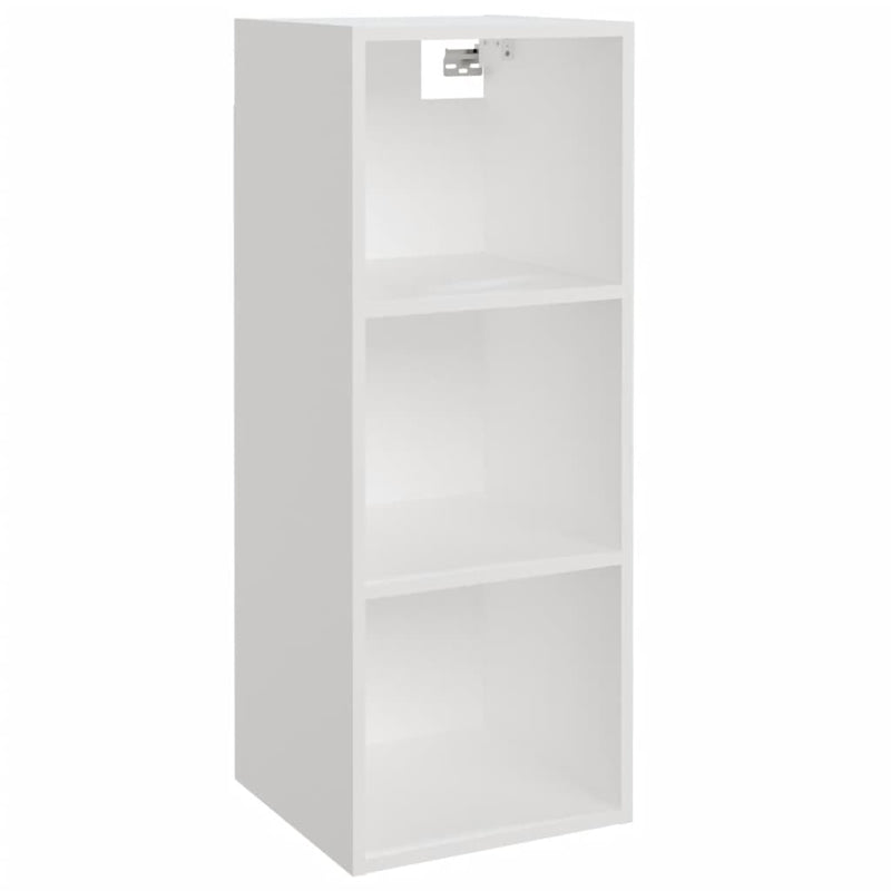 Wandschrank Weiß 34,5x32,5x90 cm Holzwerkstoff