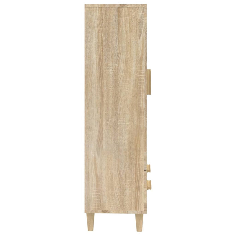 Highboard Sonoma-Eiche 70x31x115 cm Holzwerkstoff