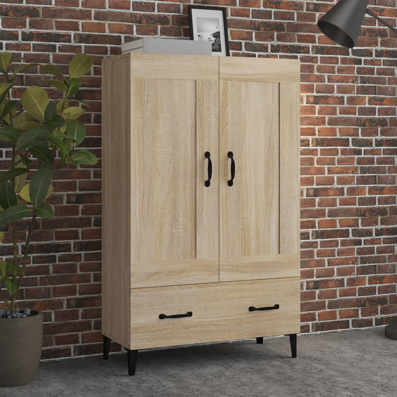 Highboard Sonoma-Eiche 70x31x115 cm Holzwerkstoff