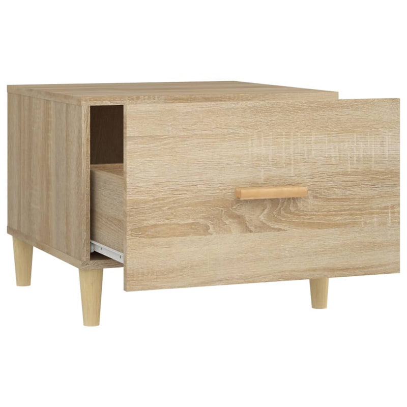 Couchtisch Sonoma-Eiche 50x50x40 cm Holzwerkstoff