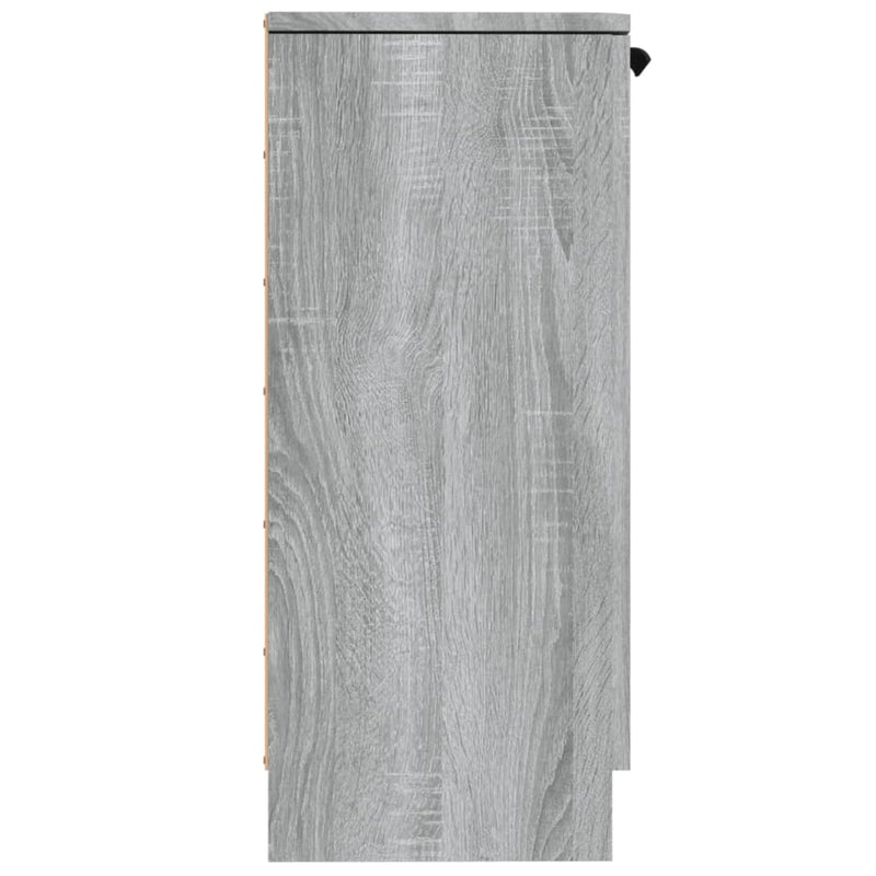 Sideboards 2 Stk. Grau Sonoma 30x30x70 cm Holzwerkstoff