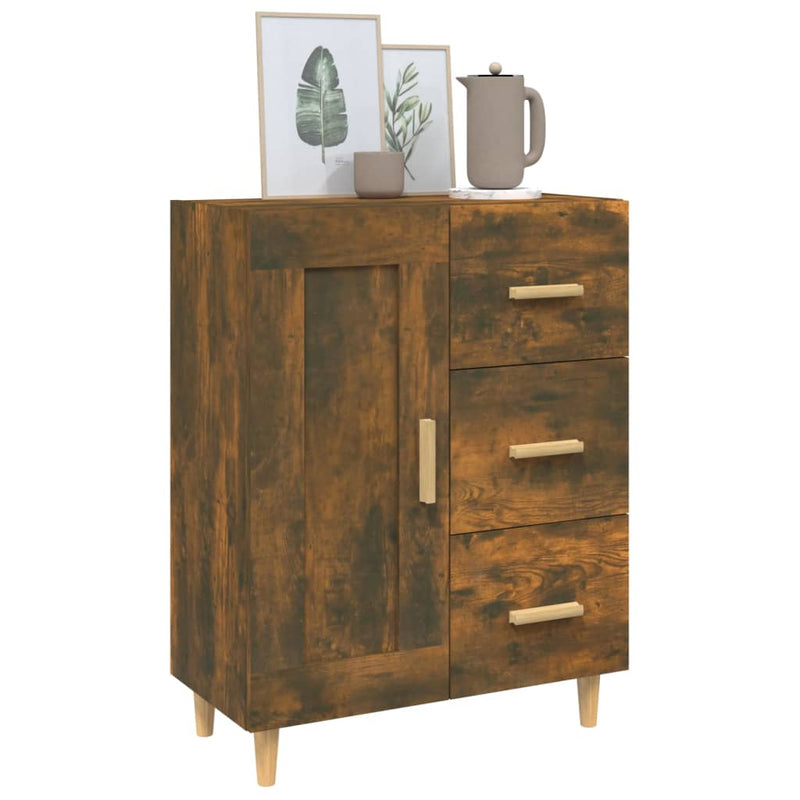 Sideboard Räuchereiche 69,5x34x90 cm Holzwerkstoff