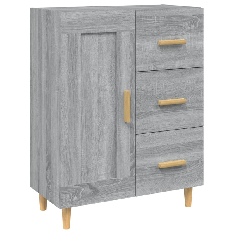 Sideboard Grau Sonoma 69,5x34x90 cm Holzwerkstoff