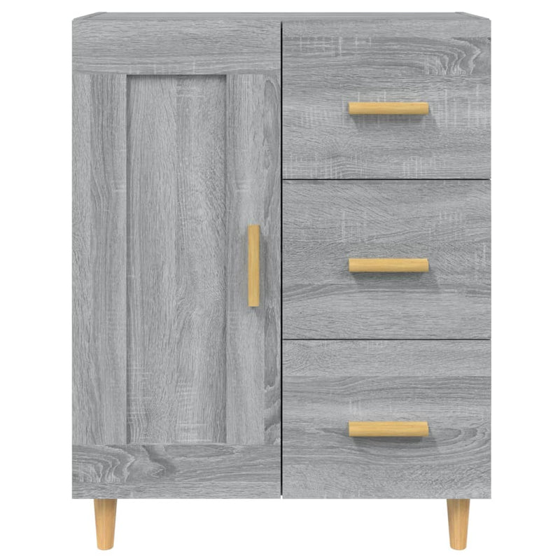 Sideboard Grau Sonoma 69,5x34x90 cm Holzwerkstoff