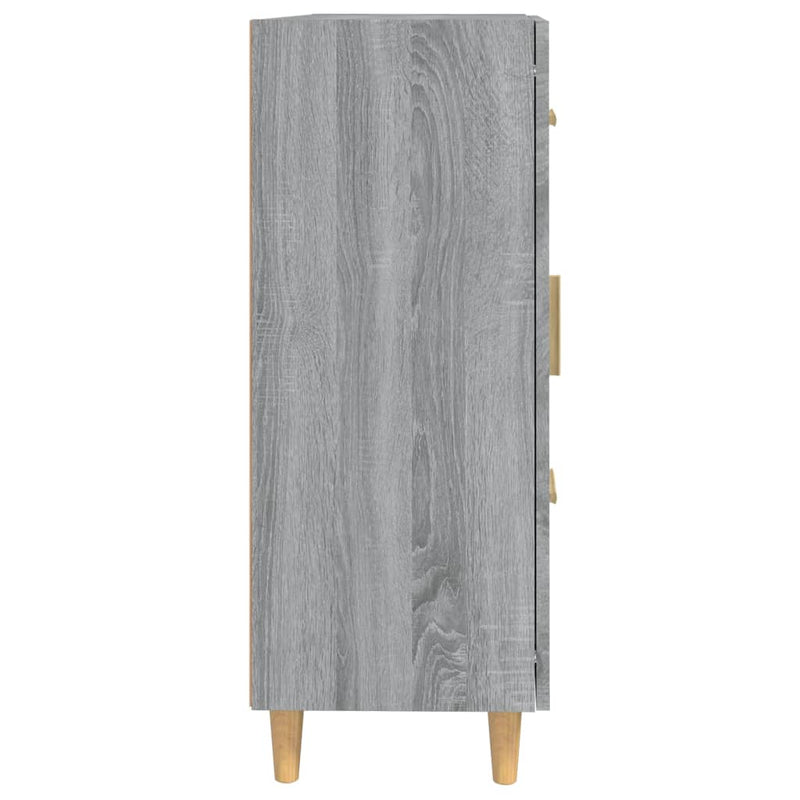 Sideboard Grau Sonoma 69,5x34x90 cm Holzwerkstoff