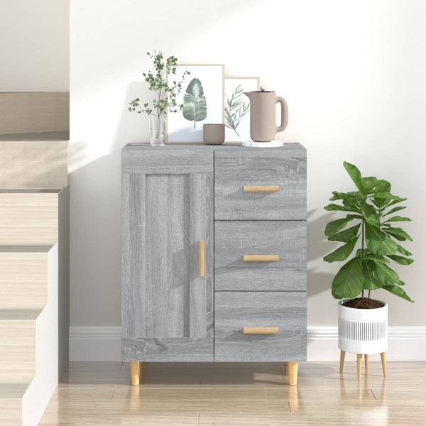 Sideboard Grau Sonoma 69,5x34x90 cm Holzwerkstoff