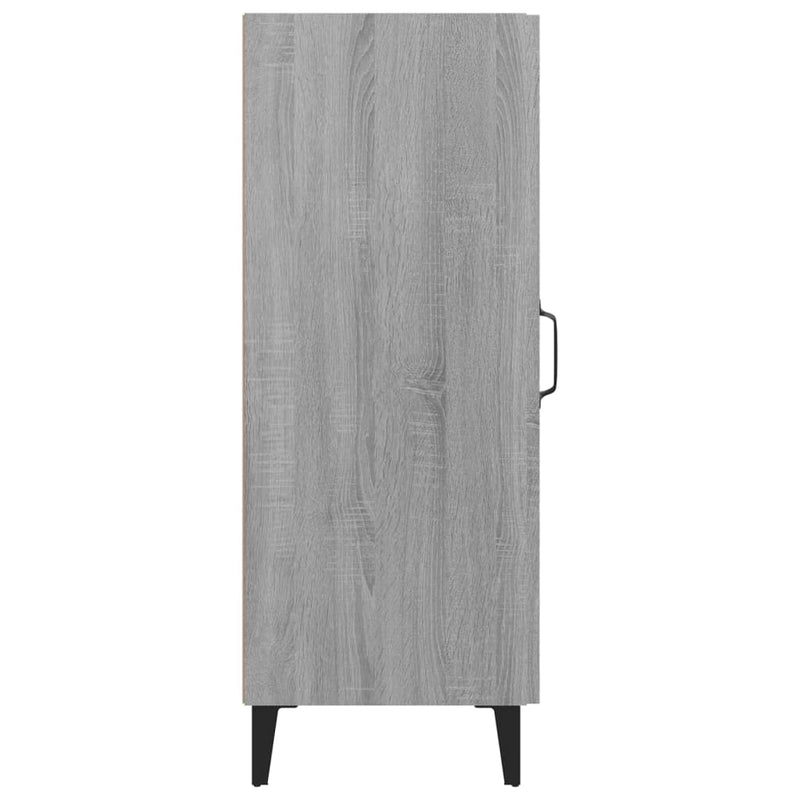 Sideboard Grau Sonoma 34,5x34x90 cm Holzwerkstoff