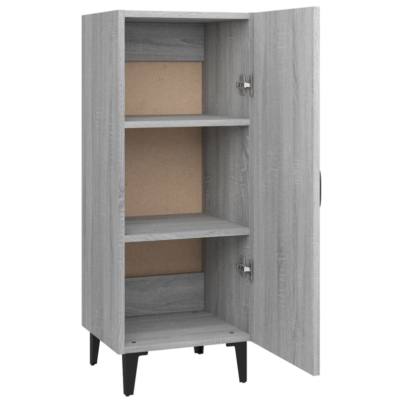 Sideboard Grau Sonoma 34,5x34x90 cm Holzwerkstoff