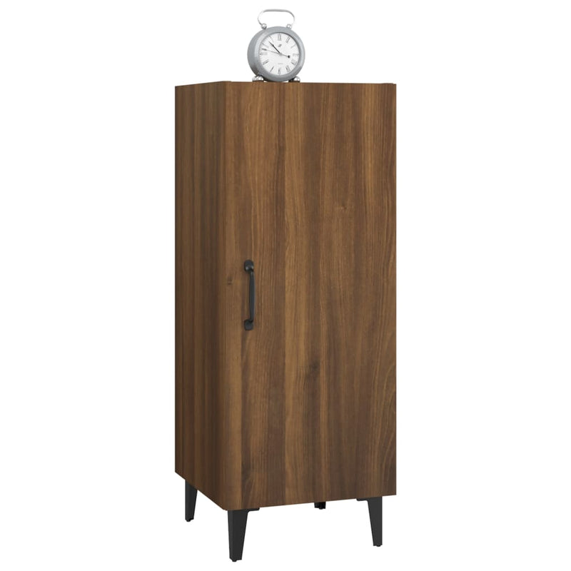 Sideboard Braun Eichen-Optik 34,5x34x90 cm Holzwerkstoff