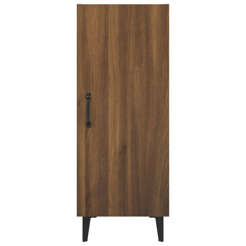 Sideboard Braun Eichen-Optik 34,5x34x90 cm Holzwerkstoff