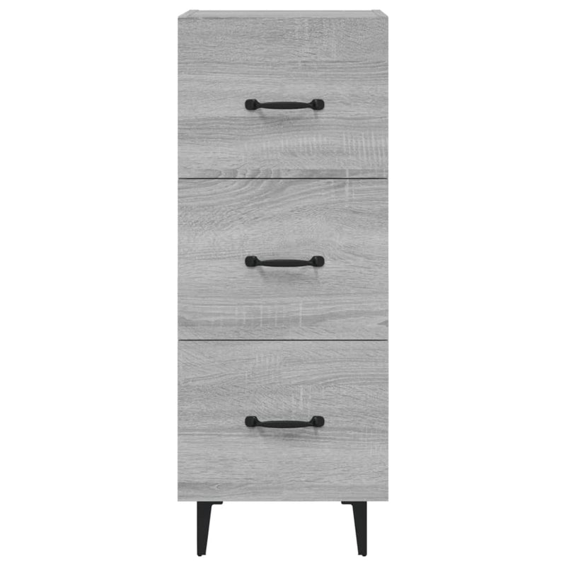 Sideboard Grau Sonoma 34,5x34x90 cm Holzwerkstoff