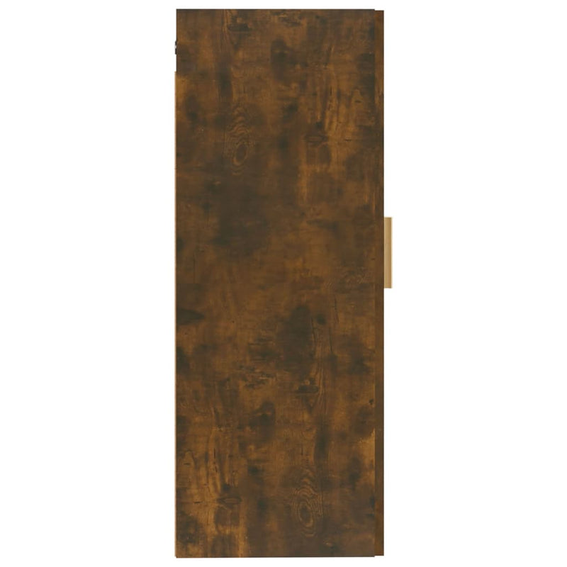 Wandschrank Räuchereiche 35x34x90 cm Holzwerkstoff