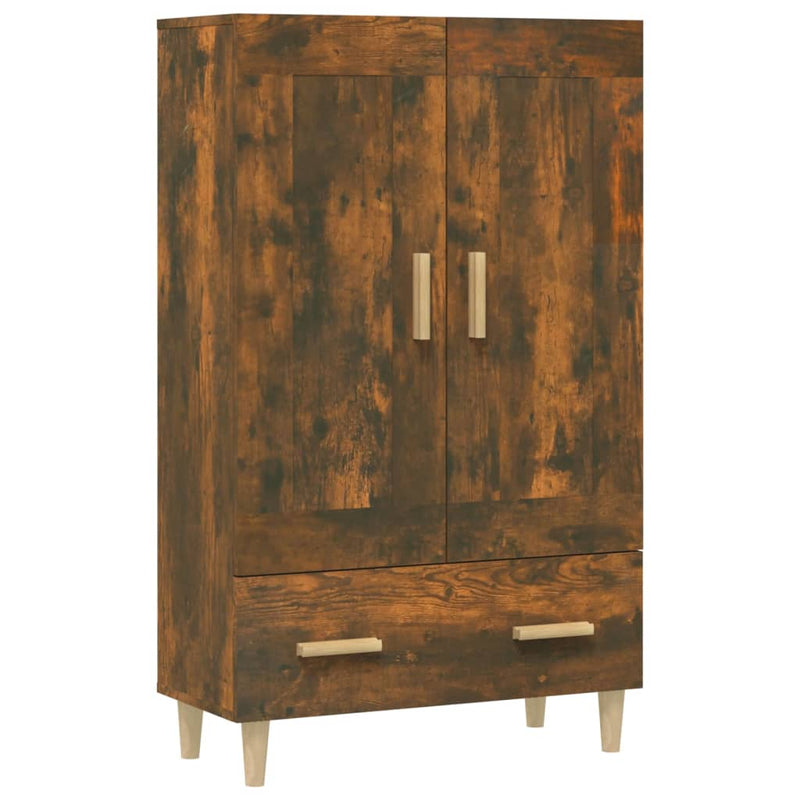 Highboard Räuchereiche 70x31x115 cm Holzwerkstoff