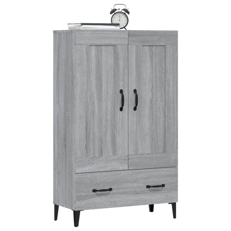 Highboard Grau Sonoma 70x31x115 cm Holzwerkstoff