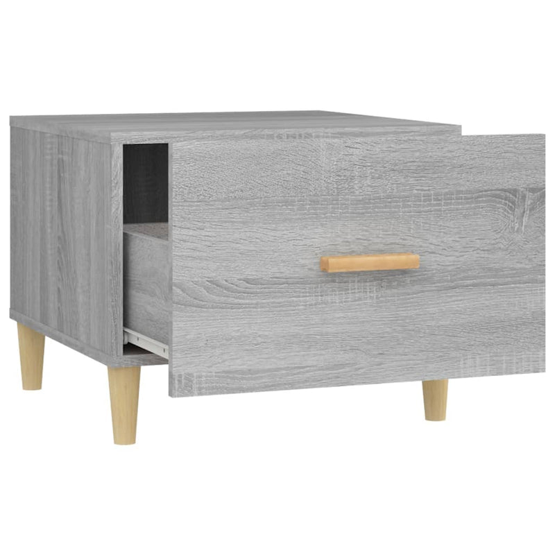 Couchtisch Grau Sonoma 50x50x40 cm Holzwerkstoff