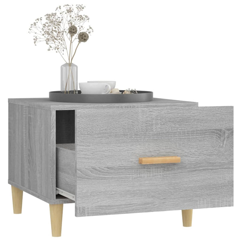 Couchtische 2 Stk. Grau Sonoma 50x50x40 cm Holzwerkstoff