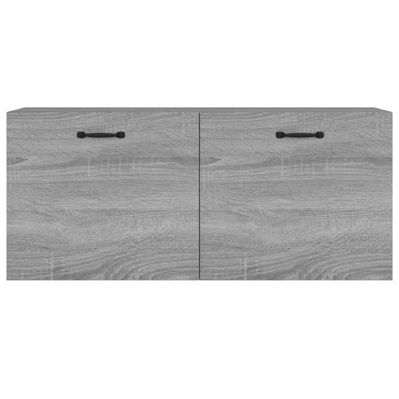 Wandschrank Grau Sonoma 80x35x36,5 cm Holzwerkstoff