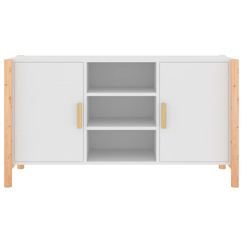 Sideboard Weiß 107x38x60 cm Holzwerkstoff