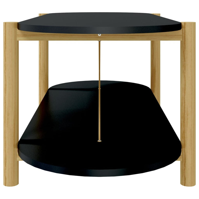 Couchtisch Schwarz 110x48x40 cm Holzwerkstoff