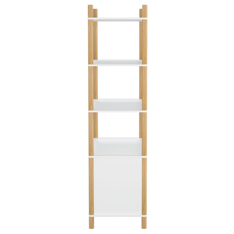 Highboard Weiß 80x40x153 cm Holzwerkstoff