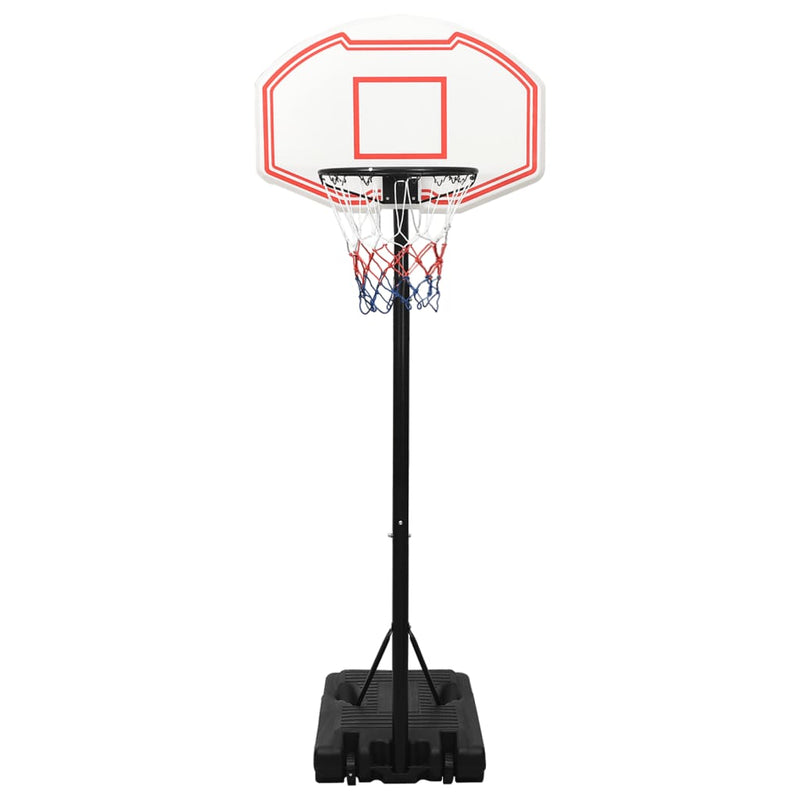 Basketballständer Weiß 237-307 cm Polyethylen