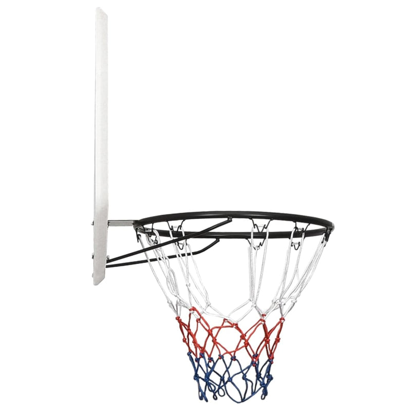 Basketballkorb Weiß 90x60x2 cm Polyethylen