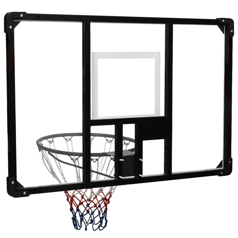 Basketballkorb Transparent 106x69x3 cm Polycarbonat