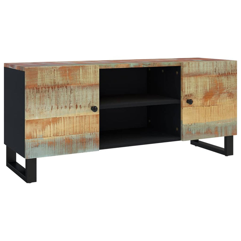 TV-Schrank 105x33x46 cm Altholz Massiv