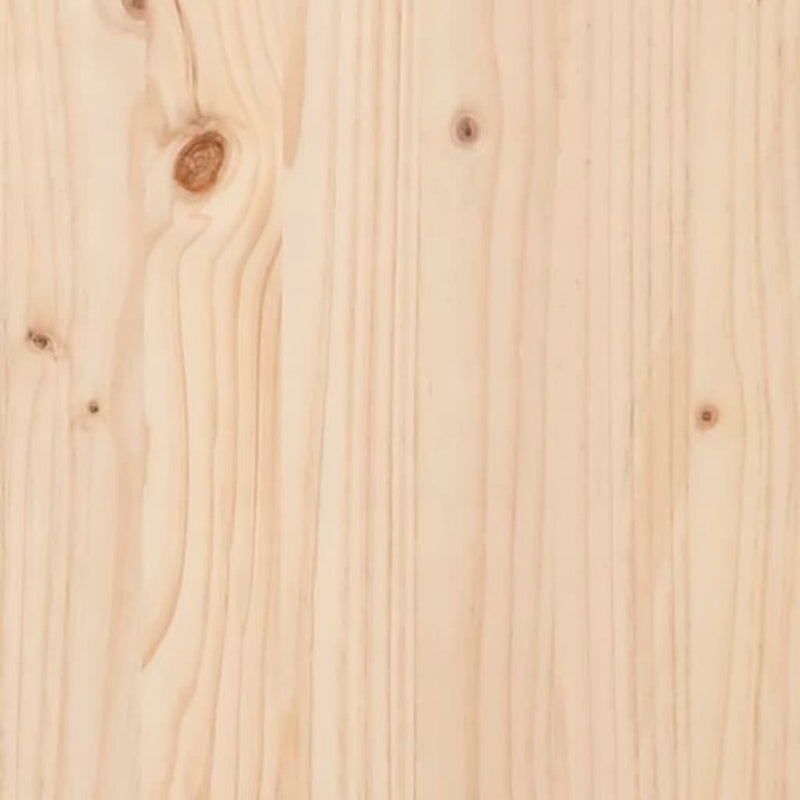 Hundebett 75,5x55,5x28 cm Massivholz Kiefer