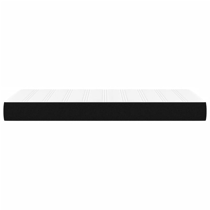 Taschenfederkernmatratze Schwarz 80x200x20 cm Stoff