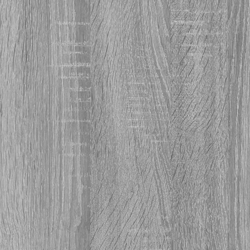 Bücherregal Grau Sonoma 40x33x70,5 cm Holzwerkstoff und Stahl