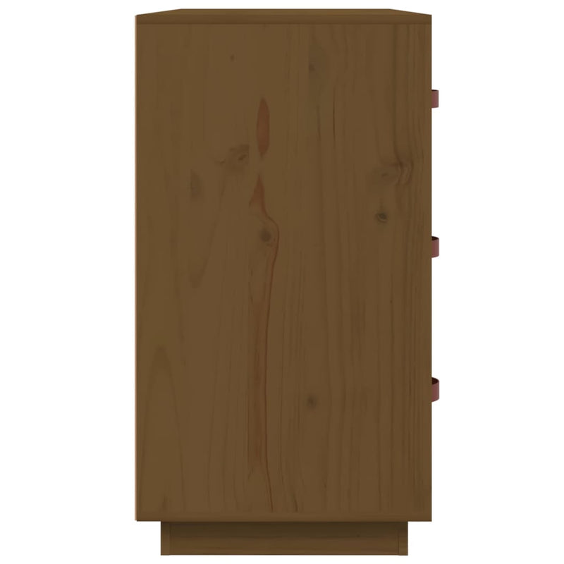Sideboard Honigbraun 80x40x75 cm Massivholz Kiefer