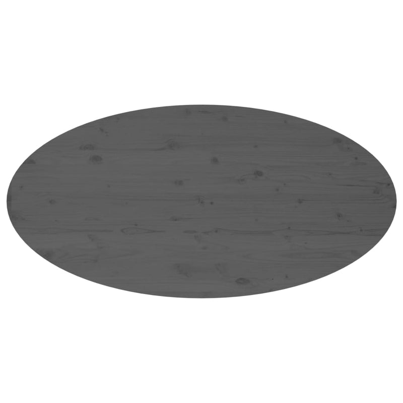 Couchtisch Grau 110x55x45 cm Massivholz Kiefer