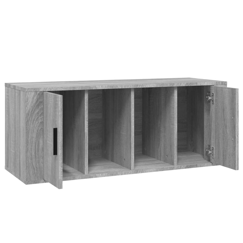 TV-Schrank Grau Sonoma 100x35x40 cm Holzwerkstoff