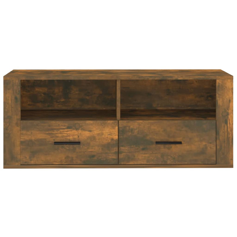 TV-Schrank Räuchereiche 100x35x40 cm Holzwerkstoff