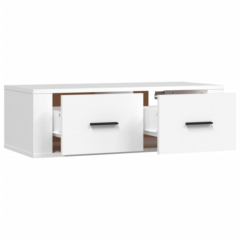 TV-Wandschrank Weiß 80x36x25 cm Holzwerkstoff