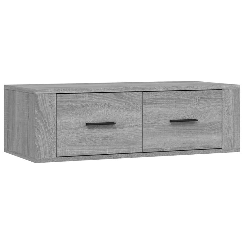 TV-Wandschrank Grau Sonoma 80x36x25 cm Holzwerkstoff