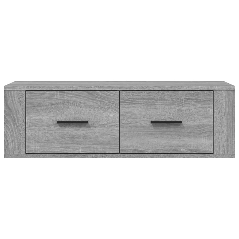 TV-Wandschrank Grau Sonoma 80x36x25 cm Holzwerkstoff