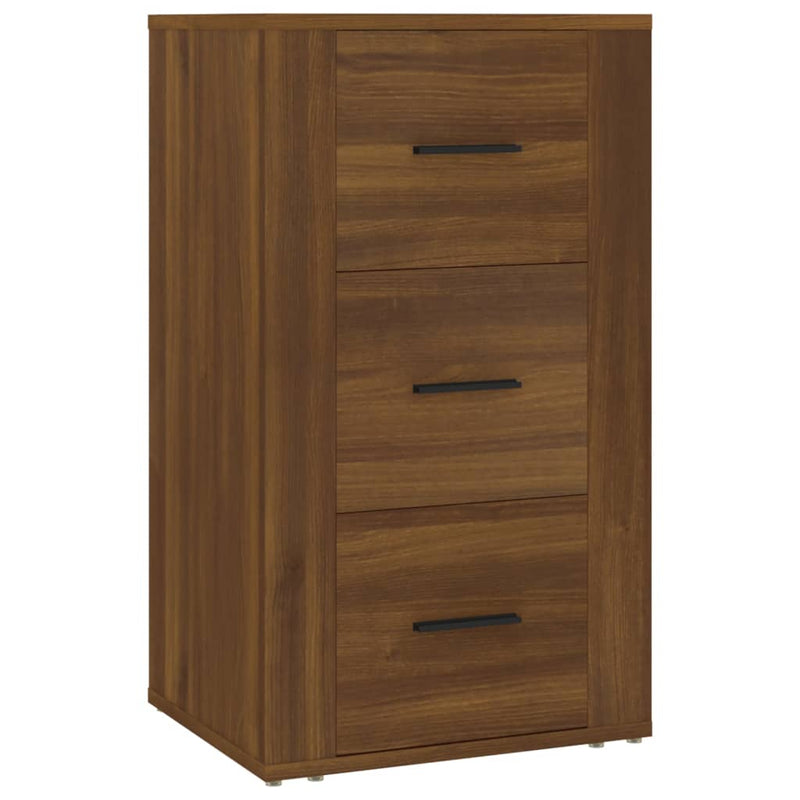 Sideboard Braun Eichen-Optik 40x33x70 cm Holzwerkstoff