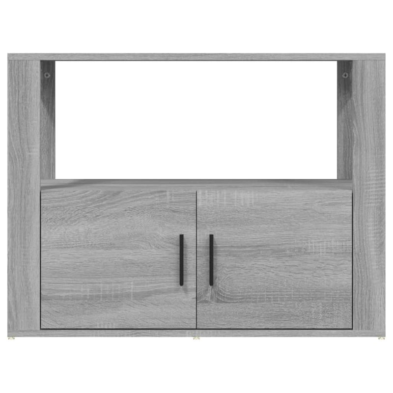 Sideboard Grau Sonoma 80x30x60 cm Holzwerkstoff